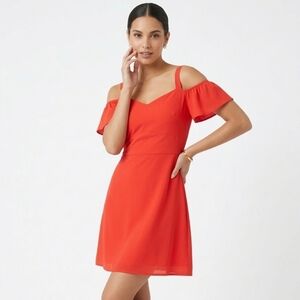 Sunset Orange Express Dress